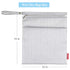 2Pcs Wet Dry Bags for Baby Cloth Diapers, Waterproof Washable Reusable with Two Zipper Pockets for Travel, Gym, Beach