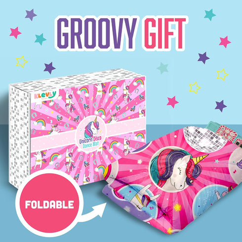 Klevly 6+ 5 5 6 Unicorn Dance Mat for Kids Ages | Plays Levels & Songs | Unicorn Gifts for Year Old Girl | Toys