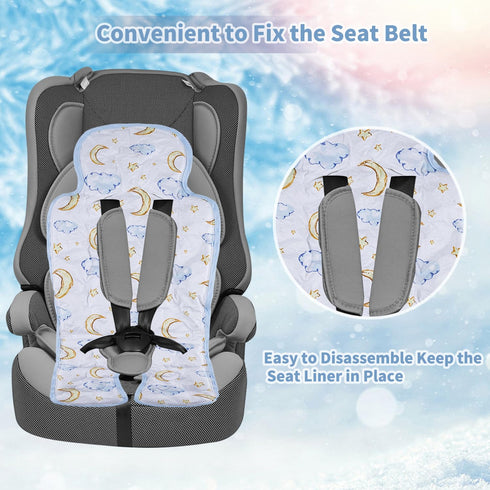Gel Car Seat Cooler Pad, Universal Baby Stroller Ice Cushion, Cooling Seat Liner for Babies, Multifunctional Baby Chair