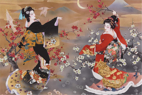 Beauty Paintings by Haruyo Morita Wooden Jigsaw Puzzles, 1000 Piece for Teens Family