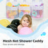 Bathroom Bath Toy Storage for Bathtub, Kids Mesh Shower Toy Organizer Basket