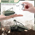 Army Tank and Army Men Toys Playset, 2pc 1:72 US Tank Models & 10pc Toy Soldiers for Boys