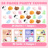 28 Packs JOYIN Valentines Day Gifts for Kids, Classic Mochi Squishy Toy with Valentines Day Cards for Kids School