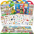 6 Sets 1-3, 2-4 2 3 4 iGetooy Reusable Sticker Book for Toddlers Jelly Sticker Books for Toddlers Years, Toddler Travel