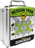 Front Porch Classics, Mexican Train Domino Set On-The-Go Aluminum Carrying Case, 2