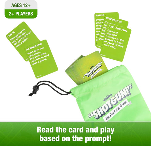 WHAT DO YOU MEME? Shotgun! - The Road Trip Car Game for Families, Travel Activities for Kids by Relatable