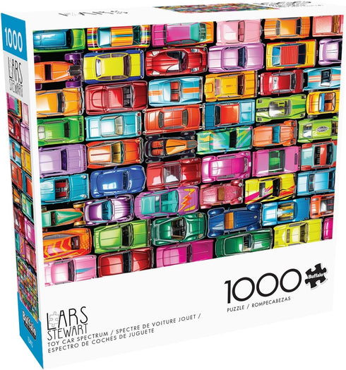Buffalo Games Lars Stewart Toy Car Spectrum, 1000 Piece Jigsaw Puzzle for Adults, Perfect for Game Nights