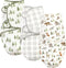 Hudson Baby Unisex Baby Cotton Swaddle Wrap, Forest Animals, 0-3 Months