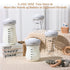 5.4oz 4 Pack yanyoyo Glass Breastmilk Storage Bottles, Wide Neck Breast Milk Containers, BPA-Free, Lead-Free, Fits