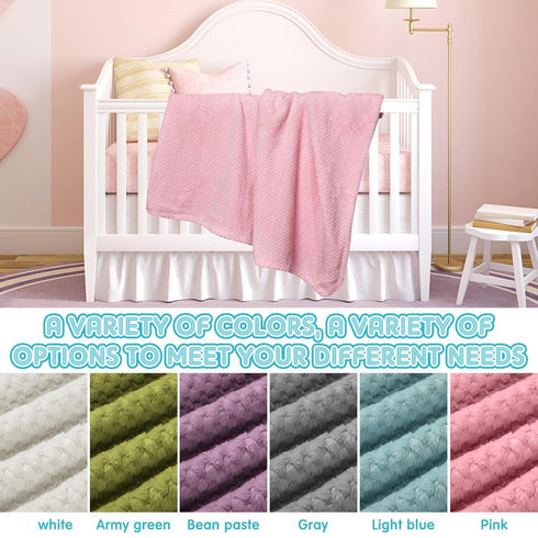 6 Cozy Kids,6 (30 40 Inch) Pcs Baby Blanket Flannel Fuzzy Throw Blankets Soft Warm Fleece Sherpa Blanket for Newborn