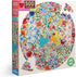 eeBoo 500 Piece Puzzle - Blue Bird Yellow Bird Jigsaw Puzzle for