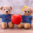 Skylety 6 Pcs Bear Clothes Basic Tee Shirt for 14-18 Inch Stuffed Bears Doll (Blue)