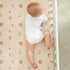 100% 52"x28" 2 Pack Bearmoss Muslin Crib Sheets Cotton Baby Bed Sheets Soft&Breathable Nursery Sheet for Standard Crib