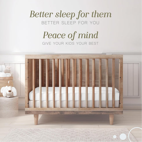 100% Bella Coterie Luxury Bamboo Viscose Crib Sheet | Organically Grown | Ultra Soft | Cooling for Better Sleep | Deep