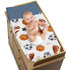 Sweet Jojo Designs Sports Theme Boy Baby Changing Pad Cover Infant Newborn Diaper Table Change Mat Sheet - Watercolor