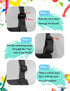 30 Pcs Kids Apron Bulk Adjustable Children Bib Aprons with Pockets for Girls Painting Kitchen Cooking Baking (Black, L)