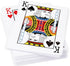 6 Pack,Waterproof Shuffle,6 Set,Standard (6 Plastic Playing Cards Playing Cards Bulk for Adults,Flexible and Easy Decks