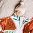 Boho Baby Blanket Butterfly Monthly Milestone Bohemian Floral Girl Photo Prop Sage Green and Pink Blanket Ideas