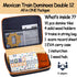 Set 12 4 Set 12 Bucher&Rossini Dominoes Double with Racks for Adults Kids, Mexican Train Domino Double Twelve, Mexican