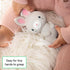 0-6 0+ Sylvi Natural Rubber Baby Teether Toy, Rabbit Teething Toy for Sore Gums Months, Soft Sensory Chew Toy Easy
