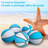 24 Pcs Mini Basketball 7'' Water Basketball Bulk, Pump for Swimming Pool Indoor Mini Hoop