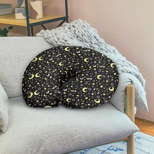 Kathyboom Moon Nursing Pillowcase, Ultra Soft Breathable Nursing Pillow for Maternity Mom, Stretchy Baby Support Pillow