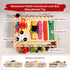 2-5 Set, INIFEIDALA Montessori Wooden Busy Board - Fine Motor Skills Toys for Year Old Boys Girls, Preschool STEM Life