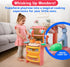 Set Playset Prextex Plastic Pretend Girls Play Kitchen - Multi-Color Kitchen with Dishwasher and Oven - Stove