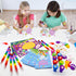 72 Set Cinrobiye Pcs Easter Party Favors Easter Basket Stuffers with Coloring Books Stacking Crayons Tattoos Stampers