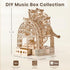 UPLIKE 3D 3D 222psc Wooden Puzzles for Adults: Puzzle Light-Up Ferris Wheel with Music Box - Wooden Puzzles Model