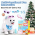 Ylpaprm Samoyed Walking Barking Toy Dog Puppy Toy for Girl Licking Doggy with Leash, Electric Talking Singing Tail Wag