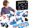 Stem Building Toys for Boys Age 8-12 - Police Toys 6 Mini Metal Model Set, Educational Gifts for Kids 8-12 Years Old