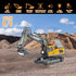 Wdexual 1:20 14 5 6-10 Remote Control Excavator - RC Excavator Toys for Boys, Channel with Sound/Light, RC Digger