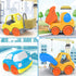 12.2" 2-4, Set 18M+, 2, 3, 4, 5, P&C Toddler Construction Dump Truck Toys for Ages Beach Sand Outdoor Toy Cars Dump