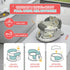 6-12 BEBECAN Non-Slip Baby Bath Seats Months, Toddler Bathtub Chair with Washable Cusion, Cap Brush & Shower Mug
