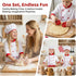 11 Set, Set, 3+, Noamus Pcs Kid Chef Role Play Costume Pretend Chef Outfit with Realistic Accessories, Kitchen Toys Kid