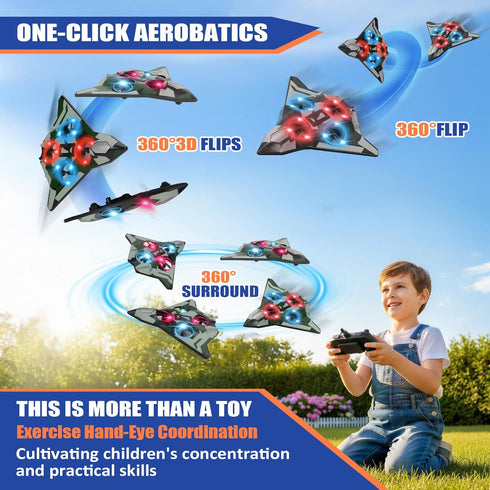 ZzzMgzzZ Foam Remote Control Airplane for Kids & Adults | Durable and Easy to Fly with Stable Flight, Perfect