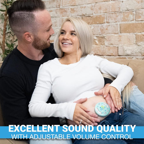 Wireless Womb Music Bluetooth Belly Speaker: Essential Pregnancy Must Haves, Perfect Gifts for Pregnant Moms, Belly