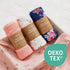 Momcozy 4-Pack 47"x47", Muslin Swaddle Blankets, Breathable and Skin-Friendly Receiving Blankets, Best Wishes Swaddle