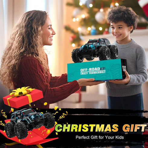 2.4GHz 3-8 BLUEJAY High Speed RC Car, Offroad Monster Hobby Racing Car with LED Colorful Bodylight and Rechargeable