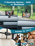 HUBOOK 7" 1080P 2 Dual Baby Car Camera, Split Screen Baby Car Monitor with Night Vision, Rear Facing Car Seat Camera