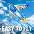 SGftre Airplane Kite for Kids and Adults, Easy to Fly with Durable Fiberglass Frame, Outdoor Fun Sports Plane Kite