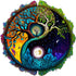 Wooden Puzzle for Adults - Tree of Life Wooden Jigsaw Puzzles, Unique Zen Shape Gifts for Family Friends