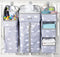 Orzbow XL Hanging Diaper Caddy Organizer, Removable 3 in 1 Diaper Stacker, Grey Cloud