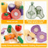 Set Set 3+ Wooden Play Food for Kids Kitchen | Cutting Veggies & Fruits Toy Food with Storage Case & Bag, Play Kitchen