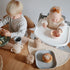 mushie Silicone Suction Bowl, BPA-Free Non-Slip Design (Blush)