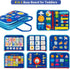 AIXMEET 3 4 5 6Year Skills,ABC,123,Shape,Color,Animal,Weather,Toddler Toddler Busy Board Montessori Toys for Old