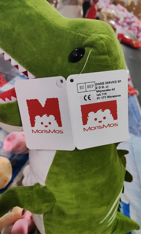 MorisMos Giant Dinosaur Stuffed Animal with Babies Inside, 23.6'' Big T-Rex Mommy with 3 Baby Dinos