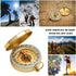 Aubric Set, 25x30 Pirate Spyglass Telescope Treasure Map Pocket Compass Kids Toys Handheld Collapsible Zoomable