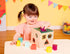 B. toys Wonder Cube, Developmental Toy Wooden Shape Sorter for Toddlers, Kids 18 Months +